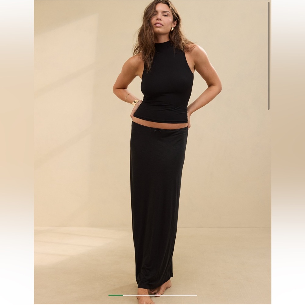 Aerie Real Soft Stretch Maxi Skirt
